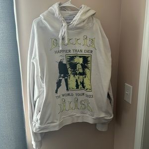 Billie Eilish tour sweatshirt. Size XXL